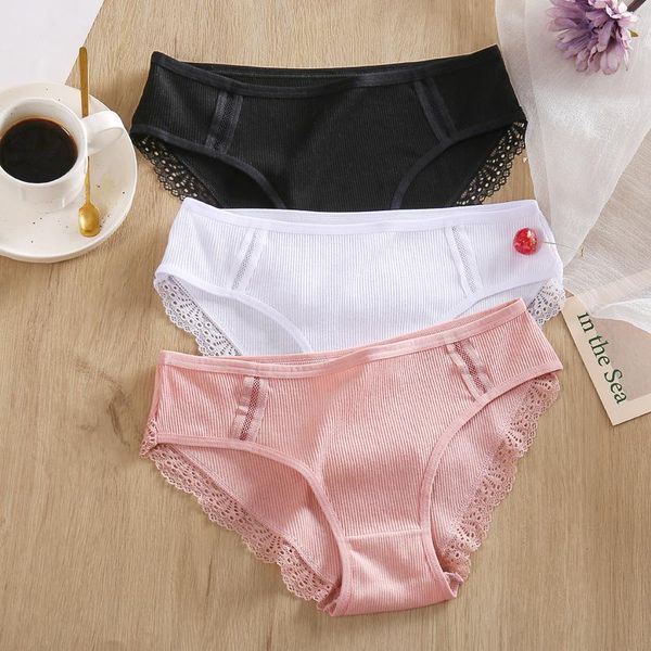 women's panties women underwear soft cotton female underpants lace briefs for woman low waist striped pantys lingeries, Black;pink
women's panties women underwear soft cotton female underpants lace briefs for woman low waist striped pantys lingeries, Black;pink