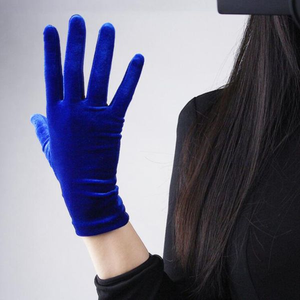 winter women thin short opera high elastic swan velour evening gloves gold velvet leopard warm cycling driving mittens h61, Blue;gray
winter women thin short opera high elastic swan velour evening gloves gold velvet leopard warm cycling driving mittens h61, Blue;gray