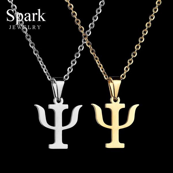 pendant necklaces arrival stainless steel greek letter psi necklace & creative gold color chain for women wedding gift, Silver
pendant necklaces arrival stainless steel greek letter psi necklace & creative gold color chain for women wedding gift, Silver