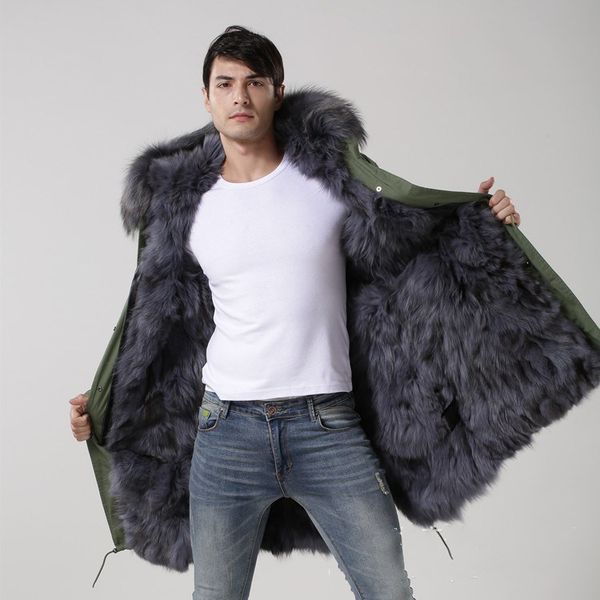 new listing dark grey raccoon fur trim mukla brand dark grey fox fur lining army green long parkas long style snow winter men coats, Black
new listing dark grey raccoon fur trim mukla brand dark grey fox fur lining army green long parkas long style snow winter men coats, Black