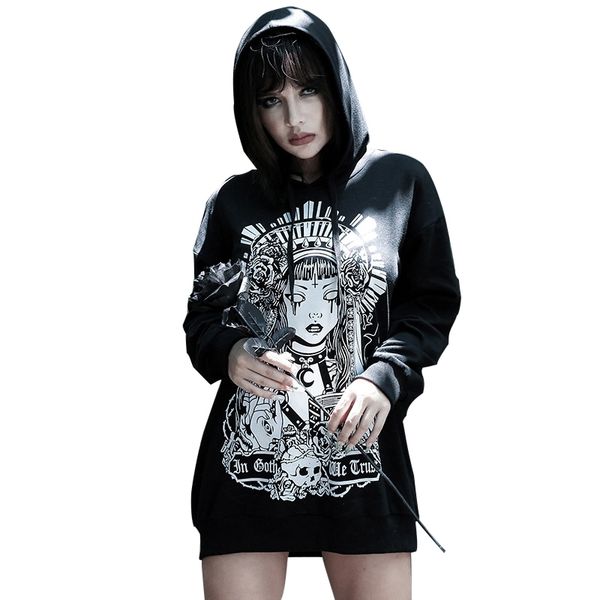 goth dark print aesthetic grunge gothic female sweatshirt harajuku loose autumn witch hoodies for women punk fashion y200610, Black
goth dark print aesthetic grunge gothic female sweatshirt harajuku loose autumn witch hoodies for women punk fashion y200610, Black