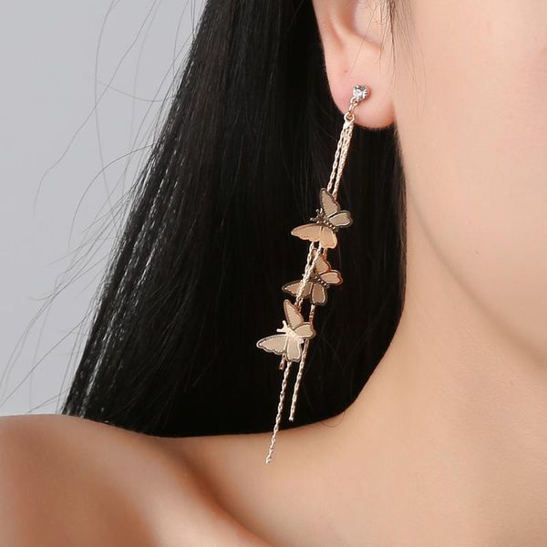 vintage long tassels butterfly drop earrings for women gold bohemian earrings 2020 brincos female fashion jewelry, Silver
vintage long tassels butterfly drop earrings for women gold bohemian earrings 2020 brincos female fashion jewelry, Silver