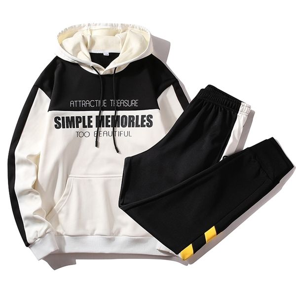 men's streetwear tracksuit new hip sweat suit patchwork hoodies sweatpants 2 piece set fashion men printed clothing 201204, Gray
men's streetwear tracksuit new hip sweat suit patchwork hoodies sweatpants 2 piece set fashion men printed clothing 201204, Gray