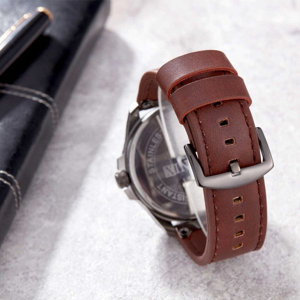 luxury automatic mechanical watches for men wrist watch sports brown black clock leather strap waterproof relogios masculino, Slivery;brown
luxury automatic mechanical watches for men wrist watch sports brown black clock leather strap waterproof relogios masculino, Slivery;brown