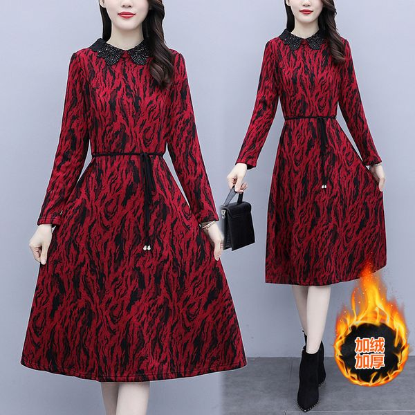 womens red plus size thermal dress keep warm casual lean winter loose dressed shirts t6pq, Black;gray
womens red plus size thermal dress keep warm casual lean winter loose dressed shirts t6pq, Black;gray