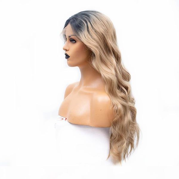 ombre blonde темные корни синтетический фронта шнурка парики длинные волнистые естественный вид повседневной носки парики для женщин средней, Black
ombre blonde темные корни синтетический фронта шнурка парики длинные волнистые естественный вид повседневной носки парики для женщин средней, Black