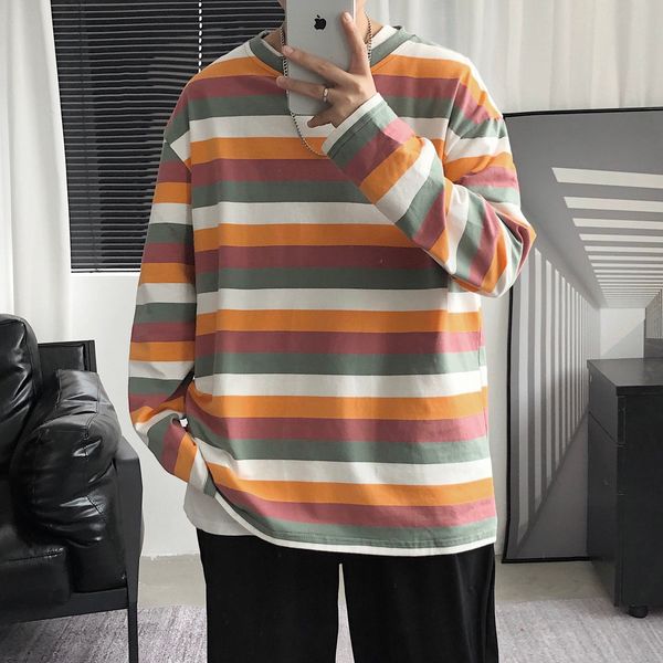 2021 new privathinker autumn men's long sleeved striped t-shirt casual harajuku man graphic t shirts o-neck fashion couple tees 4ehg, White;black
2021 new privathinker autumn men's long sleeved striped t-shirt casual harajuku man graphic t shirts o-neck fashion couple tees 4ehg, White;black