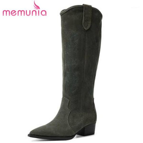 memunia 2020 big size 34-46 knee high boots women autumn winter casual shoes suede leather fashion western boots woman1, Black
memunia 2020 big size 34-46 knee high boots women autumn winter casual shoes suede leather fashion western boots woman1, Black