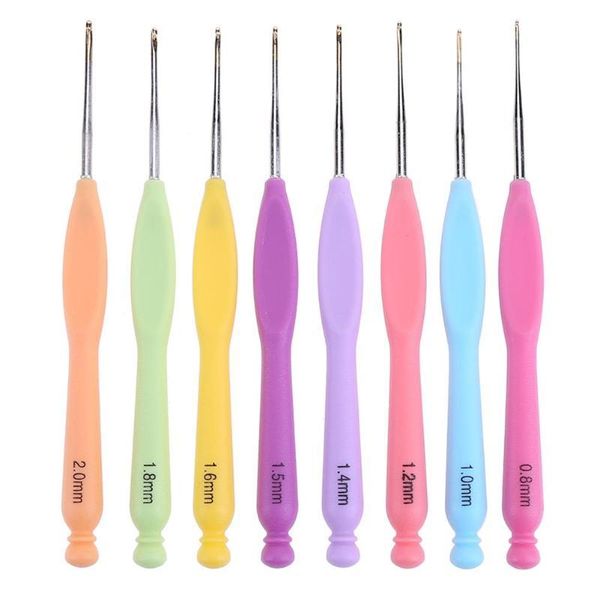 8/12 pcs diy crochet hooks kit aluminum needle soft plastic handle yarn stitching weave crochet hooks weave needle sewing tools, Black
8/12 pcs diy crochet hooks kit aluminum needle soft plastic handle yarn stitching weave crochet hooks weave needle sewing tools, Black