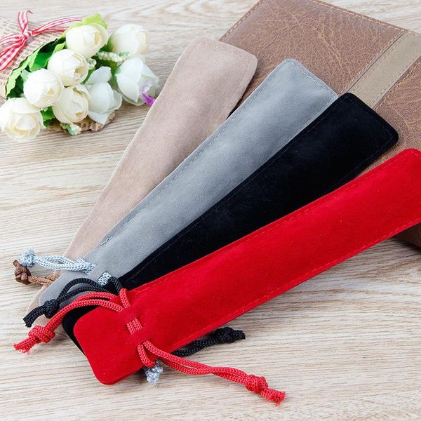 5pcs multi-color thick flocking pen bag velvet double-faced fluffy pen gift bags drawstring beam mouth storage bag stationery
5pcs multi-color thick flocking pen bag velvet double-faced fluffy pen gift bags drawstring beam mouth storage bag stationery