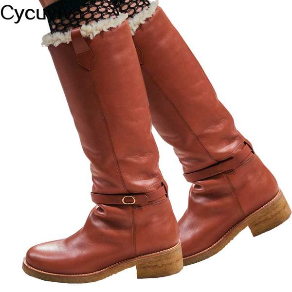 new wool snow women boots real leather knee high boots women leather belt warm down winter shoes woman square heel long, Black
new wool snow women boots real leather knee high boots women leather belt warm down winter shoes woman square heel long, Black