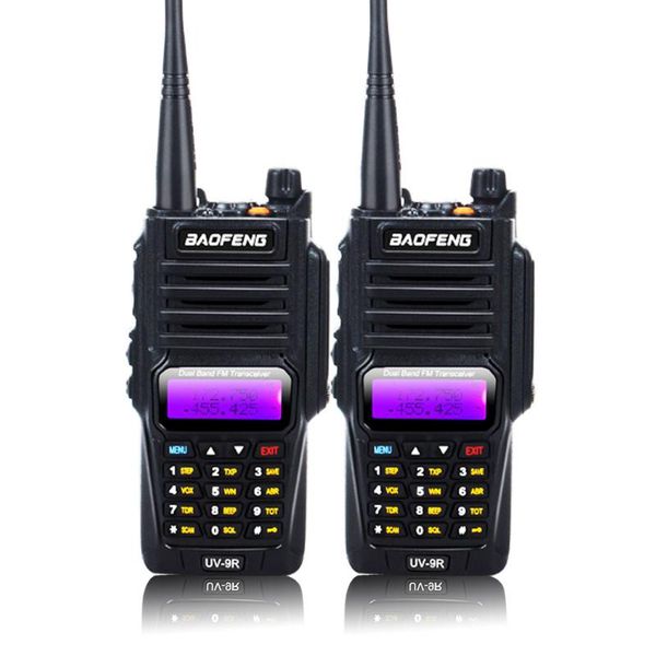 2pieces baofeng UV-9R waterproof dual band UHF VHF walkie talkie 8W 128CH radio comunicador uv 9r with handsree
2pieces baofeng UV-9R waterproof dual band UHF VHF walkie talkie 8W 128CH radio comunicador uv 9r with handsree