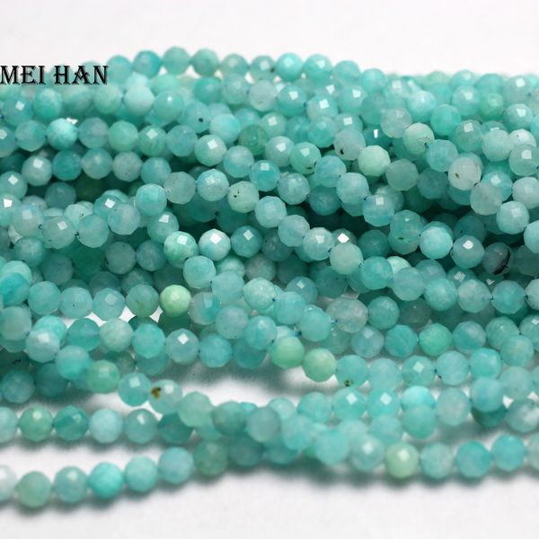meihan natural amazonite 4.5mm (3strand/set) faceted round loose beads for jewelry diy bracelet & necklace t200323, Green;white
meihan natural amazonite 4.5mm (3strand/set) faceted round loose beads for jewelry diy bracelet & necklace t200323, Green;white