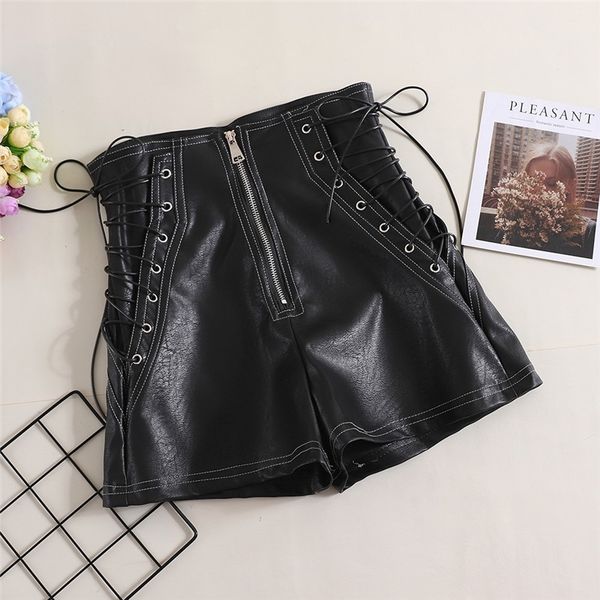 autumn women pu tie high waist female casual black ladies all match wide leg shorts short pants ab1170 y200403, White;black
autumn women pu tie high waist female casual black ladies all match wide leg shorts short pants ab1170 y200403, White;black