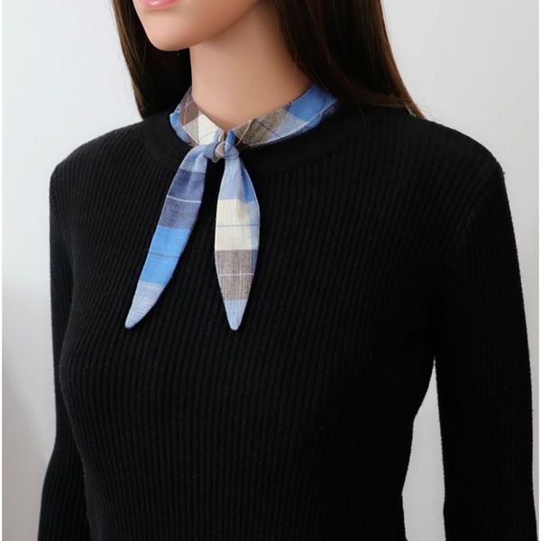 front tie fake collared shirt plaid false collar woman vintage detachable collar for sweater blouse half shirt acc qylyvi, Blue;red
front tie fake collared shirt plaid false collar woman vintage detachable collar for sweater blouse half shirt acc qylyvi, Blue;red