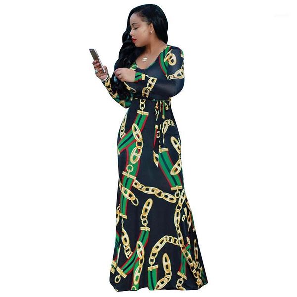 africa clothing trendy gold chain printed long sleeve belted maxi dress women autumn bodycon robe long party plus size s-xxxl1, Red
africa clothing trendy gold chain printed long sleeve belted maxi dress women autumn bodycon robe long party plus size s-xxxl1, Red