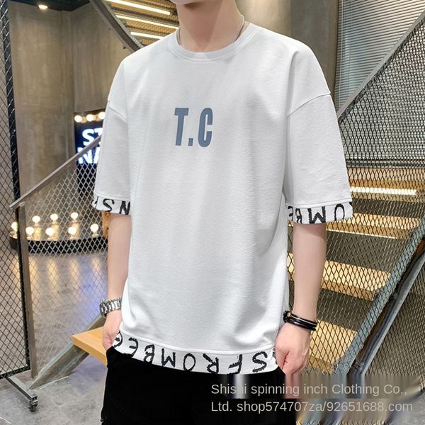 welyy ins short-sleeved men's men's style trendy loose five-point hip hop trendy brand handsome t-shirt t-shirt summer korean clot, Blue
welyy ins short-sleeved men's men's style trendy loose five-point hip hop trendy brand handsome t-shirt t-shirt summer korean clot, Blue