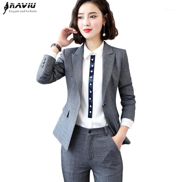 2019 new autumn winter pants suits women interview formal temperament fashion business blazer and pants office ladies work wear1, White;black
2019 new autumn winter pants suits women interview formal temperament fashion business blazer and pants office ladies work wear1, White;black
