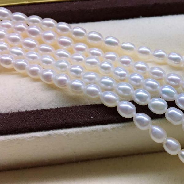 chains freshwater pearl necklace rice shape with size 4-4.5mm loose strands for diy jewelry classic necklaces, Silver
chains freshwater pearl necklace rice shape with size 4-4.5mm loose strands for diy jewelry classic necklaces, Silver