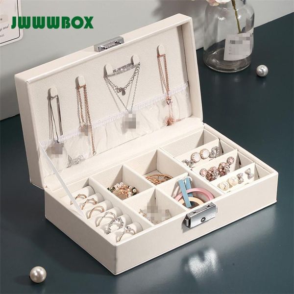 jewelry pouches, bags jwwwbox organizer for women pu leather display box packaging with lock earrings bracelets necklaces rings, Pink;blue
jewelry pouches, bags jwwwbox organizer for women pu leather display box packaging with lock earrings bracelets necklaces rings, Pink;blue