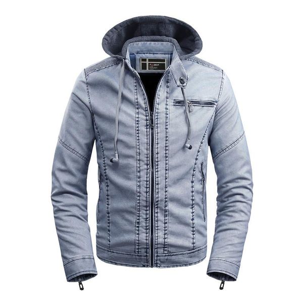 new autumn mens leather jacket casual stand collar motorcycle jacket men plus velvet pu simple fashion men clothing, Black
new autumn mens leather jacket casual stand collar motorcycle jacket men plus velvet pu simple fashion men clothing, Black
