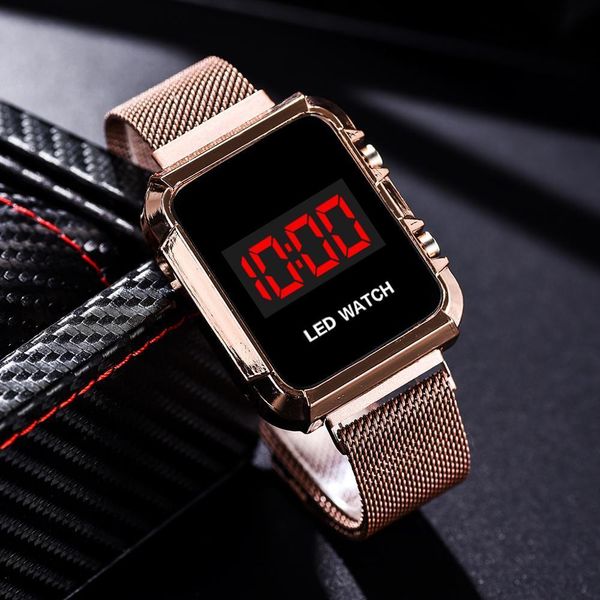 fashion women electronic sports led lady wristwatch alloy mesh watch female gifts clock, Silver
fashion women electronic sports led lady wristwatch alloy mesh watch female gifts clock, Silver