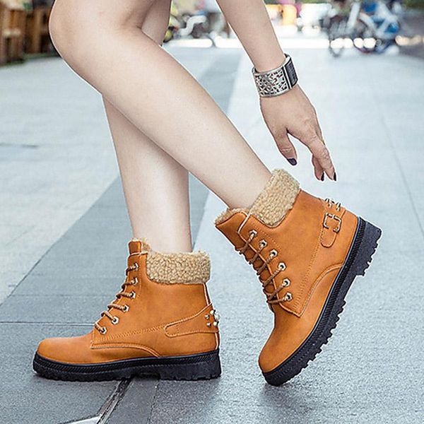 snow winter boots women shoes 2020 new lace-up solid women ankle boots warm plush shoes woman ladies martin female, Black
snow winter boots women shoes 2020 new lace-up solid women ankle boots warm plush shoes woman ladies martin female, Black
