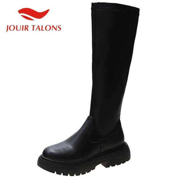 boots jouir talons brand design fashion shoes women slip-on round toe platform solid mid-calf female autumn, Black
boots jouir talons brand design fashion shoes women slip-on round toe platform solid mid-calf female autumn, Black