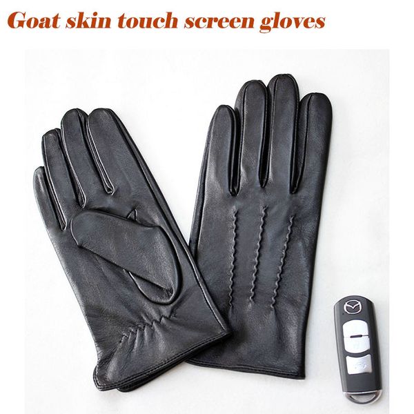 goatskin men' single skin thin unlined spring summer driving black leather touch screen sheepskin gloves, Blue;gray
goatskin men' single skin thin unlined spring summer driving black leather touch screen sheepskin gloves, Blue;gray
