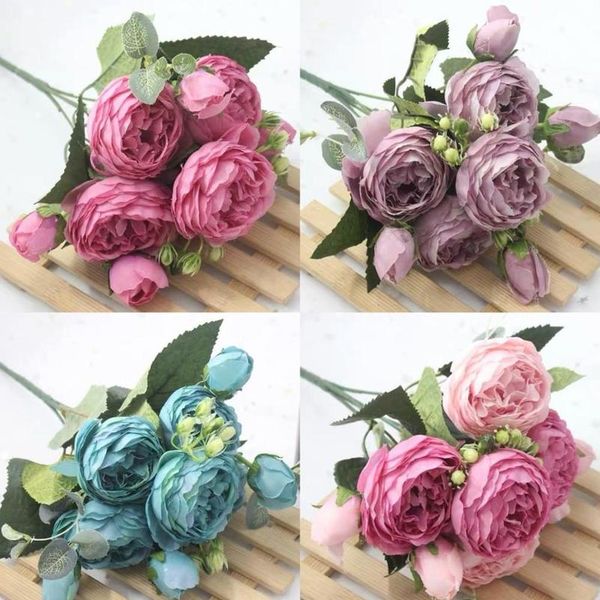 1 букет из 9 головок искусственный пион чай роза цветы камелия шелковые поддельные цветы флорес для diy домашний сад свадебные де-ббычвп
1 букет из 9 головок искусственный пион чай роза цветы камелия шелковые поддельные цветы флорес для diy домашний сад свадебные де-ббычвп