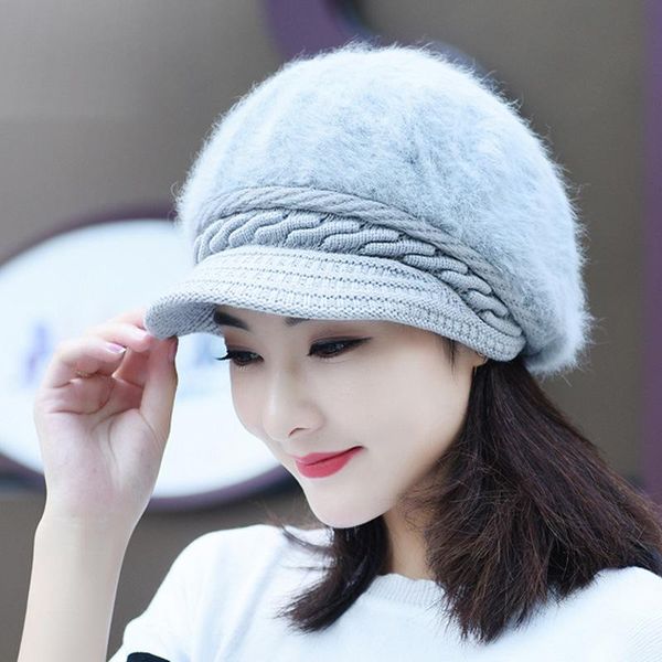 add wool hat lady han edition otter hair new winter thickening thermal knitted cap ymy002, Blue;gray
add wool hat lady han edition otter hair new winter thickening thermal knitted cap ymy002, Blue;gray