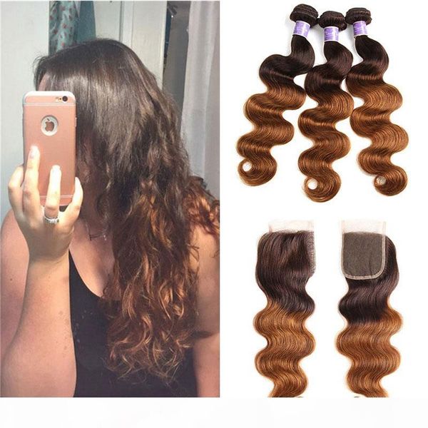 brazilian ombre dark brown body wave hair bundles with lace closure colored 4 30# ombre human hair weaves with 4x4 lace closure, Black;brown
brazilian ombre dark brown body wave hair bundles with lace closure colored 4 30# ombre human hair weaves with 4x4 lace closure, Black;brown