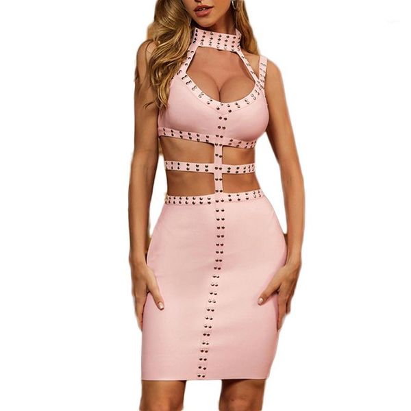 2020 rivet bandage dress bodycon elegant commuter party dress women v neck hollow out backless skinny dresses high street1, White;black
2020 rivet bandage dress bodycon elegant commuter party dress women v neck hollow out backless skinny dresses high street1, White;black