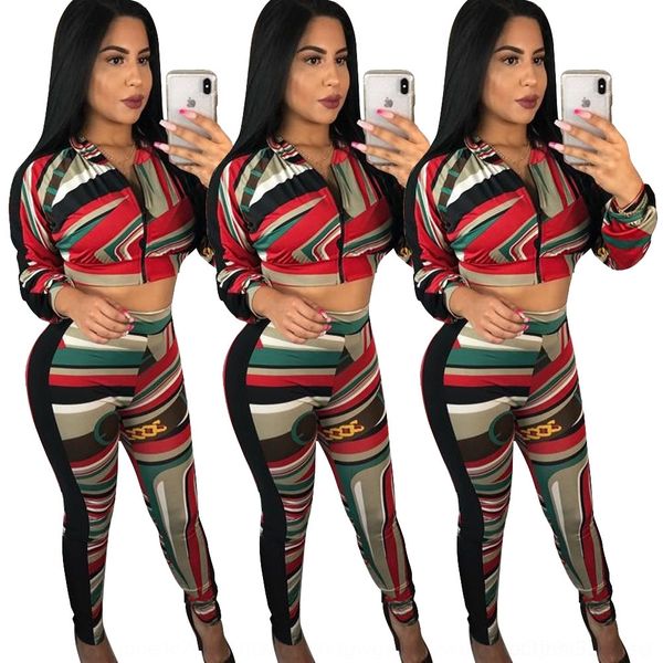 zngyw d9063 women's wear wear printing stitching long-sleeved st set d9063 women's multi-color multi-color pants suit pants suit p, Gray 
zngyw d9063 women's wear wear printing stitching long-sleeved st set d9063 women's multi-color multi-color pants suit pants suit p, Gray