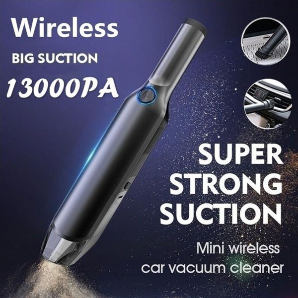 60w 13000pa handheld wireless vacuum cleaner rechargeable cyclone suction car vacuum cleaner auto portable for car home
60w 13000pa handheld wireless vacuum cleaner rechargeable cyclone suction car vacuum cleaner auto portable for car home