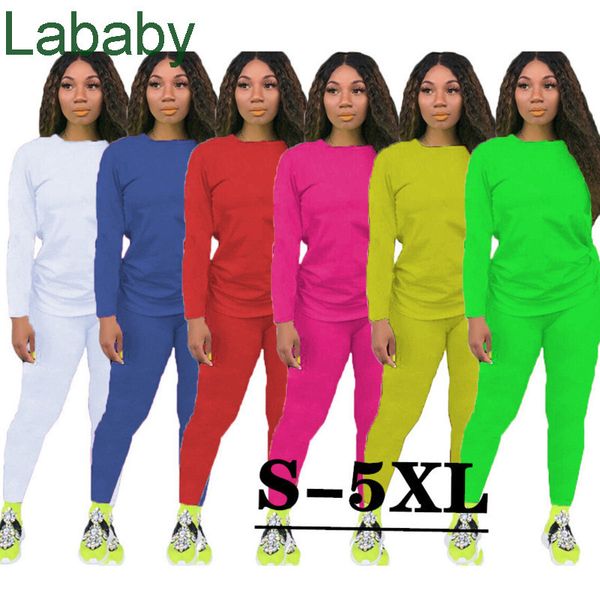 women tracksuit autumn and winter new style joggers suit sets solid color casual large size sports suit long sleeve t-shirt trousers, Gray
women tracksuit autumn and winter new style joggers suit sets solid color casual large size sports suit long sleeve t-shirt trousers, Gray