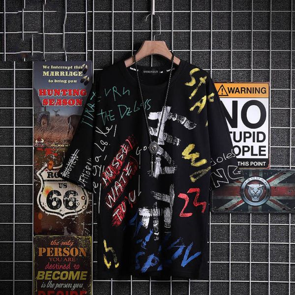 graffiti print casual t shirts tee summer men hip hop short sleeve streetwear fashion harajuku casual male tshirts boys, White;black
graffiti print casual t shirts tee summer men hip hop short sleeve streetwear fashion harajuku casual male tshirts boys, White;black