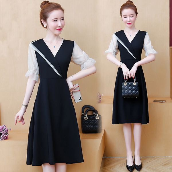 women more size dressed in fat 100kg woman ladies work wear casual loose party 2021 dress spring v3jg, Black;gray
women more size dressed in fat 100kg woman ladies work wear casual loose party 2021 dress spring v3jg, Black;gray