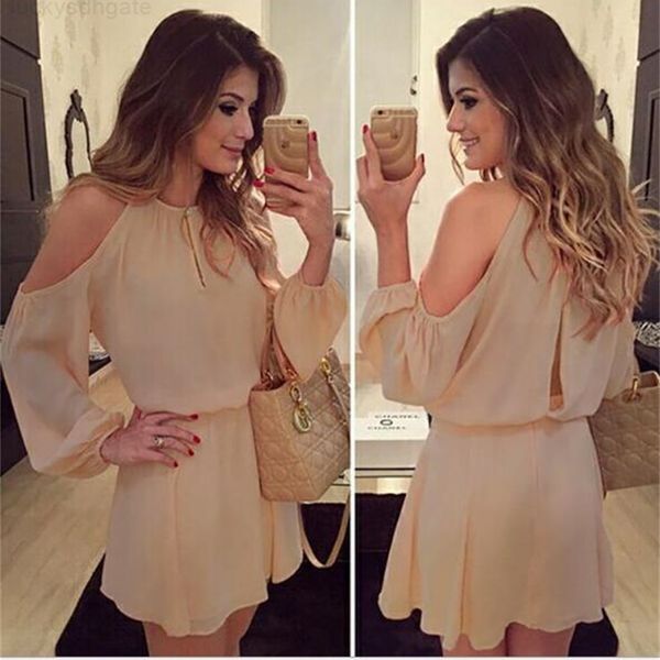 sleeve 2019 chiffon strapless strap long casual solid color dress, Black;gray
sleeve 2019 chiffon strapless strap long casual solid color dress, Black;gray