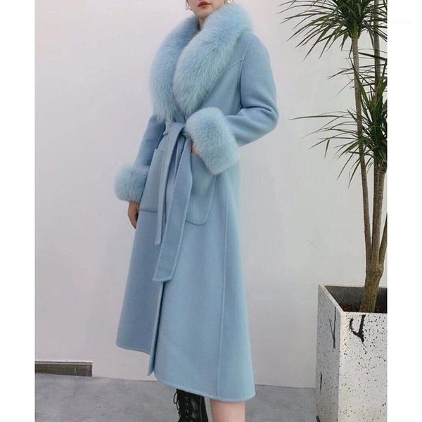 12.14 2021 winter new fashion detachable fur belt casual temperament coat overcoat female1, Tan;black
12.14 2021 winter new fashion detachable fur belt casual temperament coat overcoat female1, Tan;black
