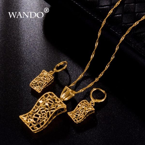 24k african gold color jewelry set for women girls nigeria bridal wedding jewellery pendant necklace earring arab ws3, Silver
24k african gold color jewelry set for women girls nigeria bridal wedding jewellery pendant necklace earring arab ws3, Silver
