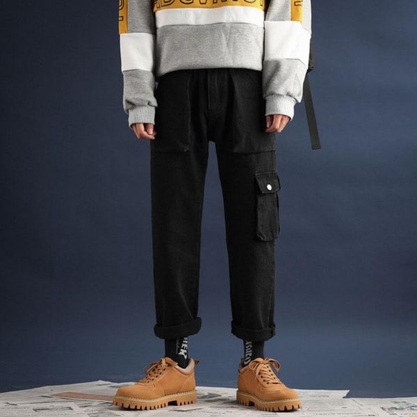 men's jeans wholesale 2021 fashion loose cropped trousers youth casual pants trendy handsome multi pocket overalls, Blue
men's jeans wholesale 2021 fashion loose cropped trousers youth casual pants trendy handsome multi pocket overalls, Blue
