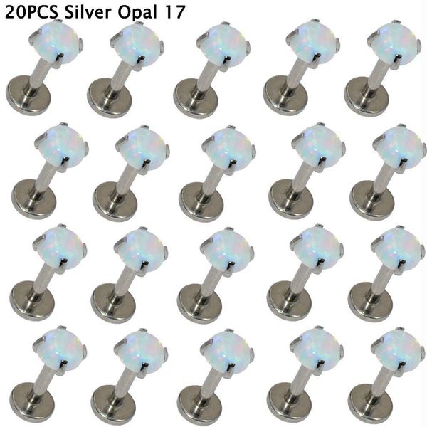 surgical steel prong opal labret lip rings zircon orelha cartilage ear forward helix stud tragus ear lobe piercings jewelry q sqcnsd, Silver
surgical steel prong opal labret lip rings zircon orelha cartilage ear forward helix stud tragus ear lobe piercings jewelry q sqcnsd, Silver