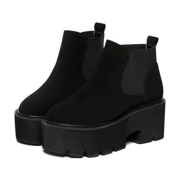 2020 women new style autumn winter martin thick boots female foam bottom all-match platform boots two-color short, Black
2020 women new style autumn winter martin thick boots female foam bottom all-match platform boots two-color short, Black