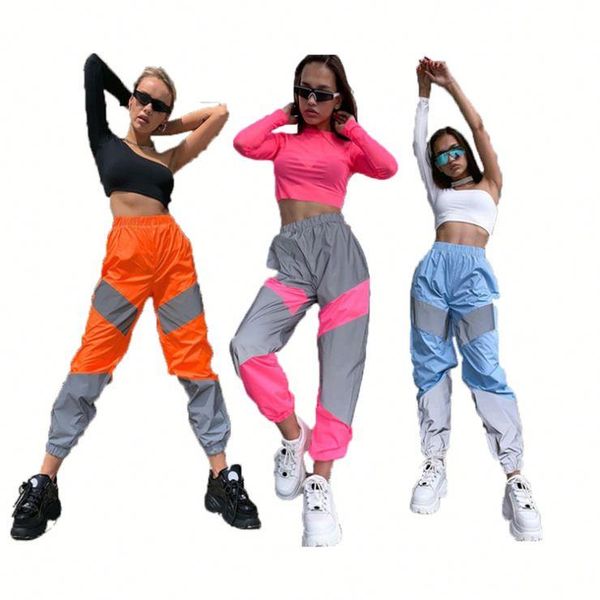 women's jeans arrival winter fashion sportswear splicing reflective women pants skirts, Blue
women's jeans arrival winter fashion sportswear splicing reflective women pants skirts, Blue