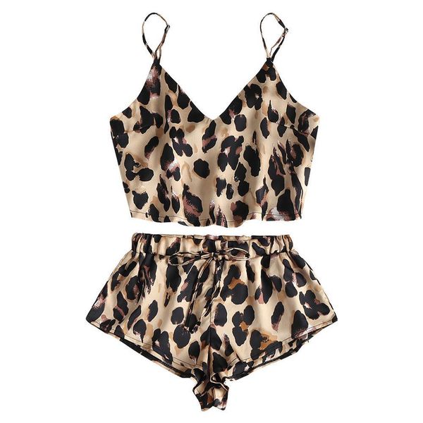 women's sets leopard bandeau and shorts set sleeveless elastic high waist summer suit fashion two piece set, Gray
women's sets leopard bandeau and shorts set sleeveless elastic high waist summer suit fashion two piece set, Gray