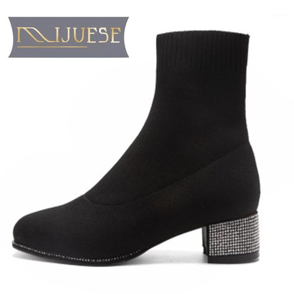 mljuese 2021 women ankle boots soft knitting winter short plush slip on bling square toe high heels female women boots1, Black
mljuese 2021 women ankle boots soft knitting winter short plush slip on bling square toe high heels female women boots1, Black