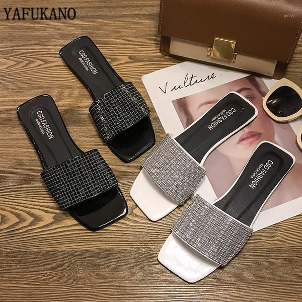 summer women flat beach slippers female crystal slides slipper shoes for girls fashion casual woman footwear black white1
summer women flat beach slippers female crystal slides slipper shoes for girls fashion casual woman footwear black white1