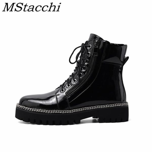 mstacchi lace up zipper patent leather matte women ankle boots for woman round toe mid heel madam shoes zapatos de mujer 2020, Black
mstacchi lace up zipper patent leather matte women ankle boots for woman round toe mid heel madam shoes zapatos de mujer 2020, Black