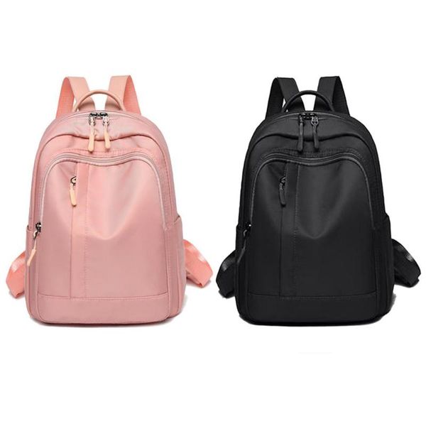 women backpack oxford waterproof school shoulder bag student teenage girls travel casual rucksacks solid color 
women backpack oxford waterproof school shoulder bag student teenage girls travel casual rucksacks solid color